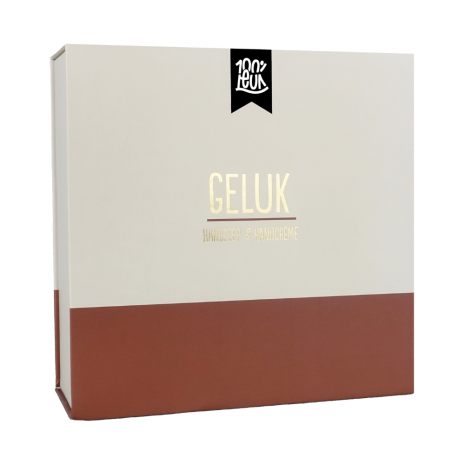 Luxe cadeaubox -Geluk zit in kleine dingen. Honderd Procent Leuk!