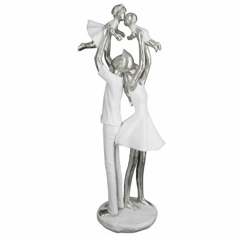 Sculpture "FAMILIETIJD" wit 79790
