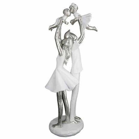 Sculpture "FAMILIETIJD" wit 79790