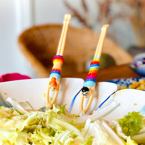 Salade Bestek Rainbow Zwemmers Quelle Salade!