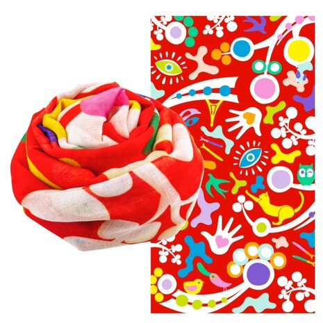 Scarf- balade - sjaal Célebration