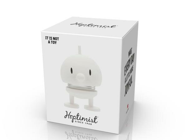 Hoptimist Soft Bumble Hoptimist 4,5 x 5,8 x 7,6 cm S Wit