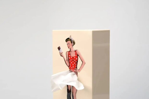 Spextrum Tissuehouder - Tissue Up Girl - Beige