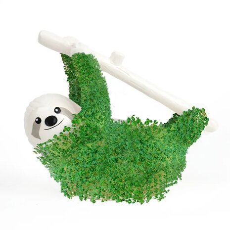 Gift Republic Plantenpot met chiazaden - Sloth Luiaard