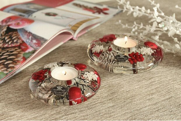 Winter berries dreamlight ufo theelicht houder