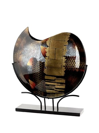 Glasart vaas "DIXION" rond 51 cm 61424  