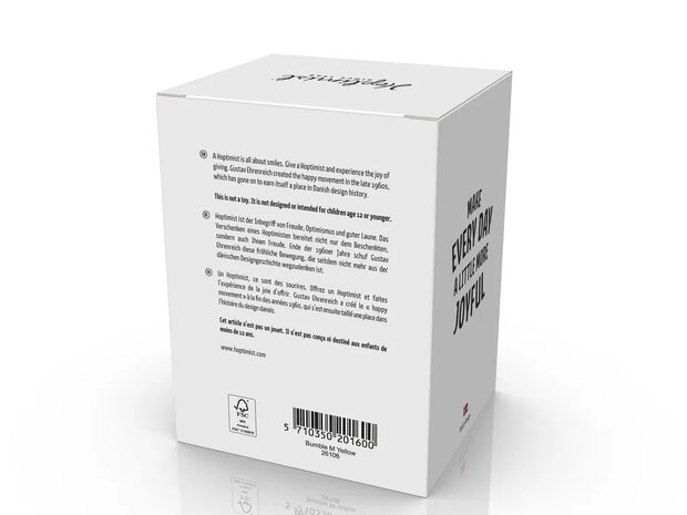 Hoptimist Bumble Hoptimist 7,4 x 8,5 x 10,5 cm M Yellow geel