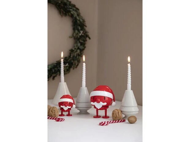 Hoptimist Santa Claus Bumble Hoptimist 9.1 x 8.8 x 10.5 cm M Rood Kerstman