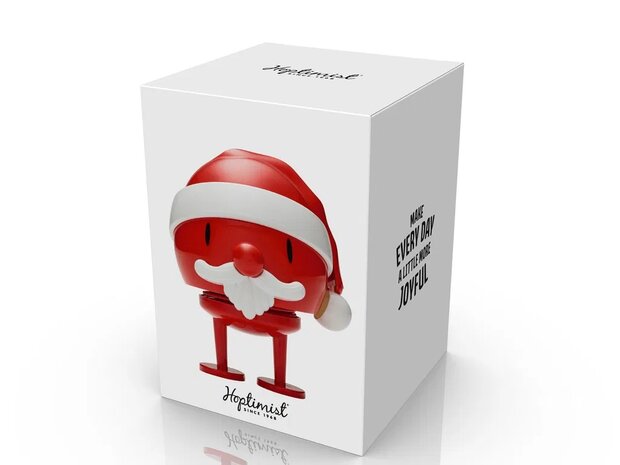 Hoptimist Santa Claus Bumble Hoptimist 9.1 x 8.8 x 10.5 cm M Rood Kerstman
