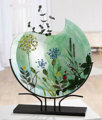 Vaas rond "WILD FLOWERS" 48cm 61925