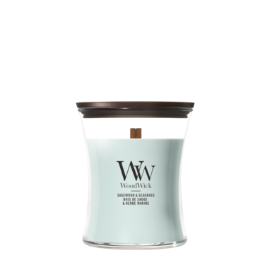 Woodwick Sagewood & Seagrass Medium