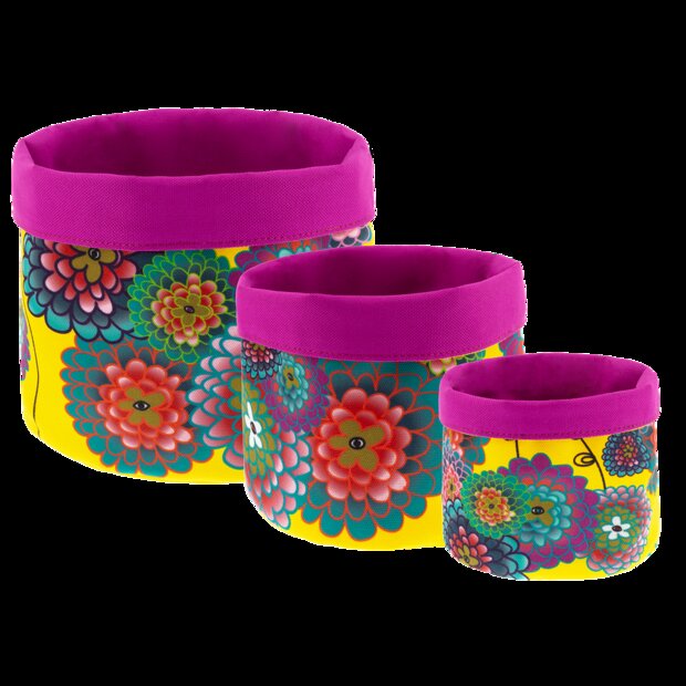 Panier set van 3 manden Dahlia