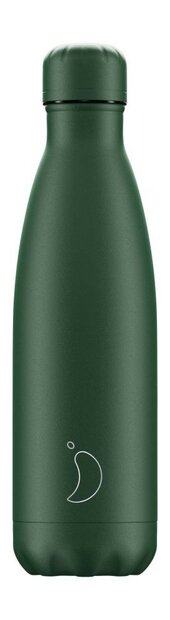 Chilly's drinkfles all green matt 500 ml.