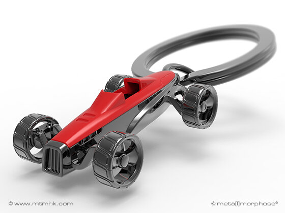 Sleutelhanger Raceauto Rood