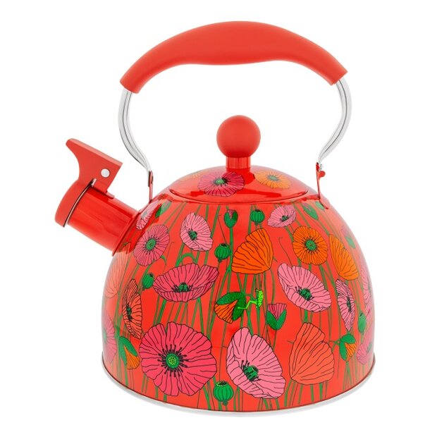 Fluitketel 1,8 L Siffloth&eacute; coquelicots