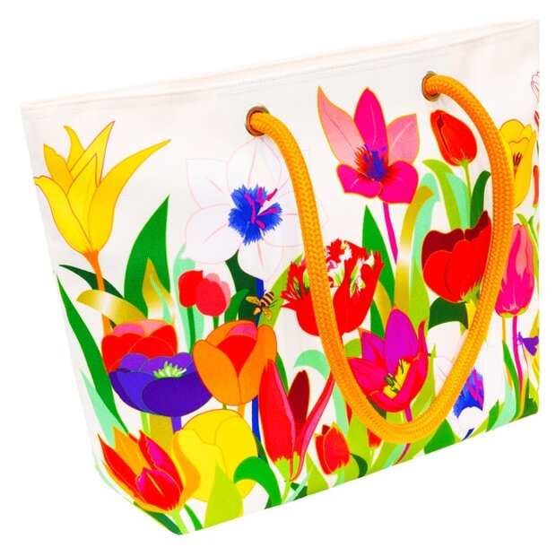 My daily bag Boodschappentas Tulpen