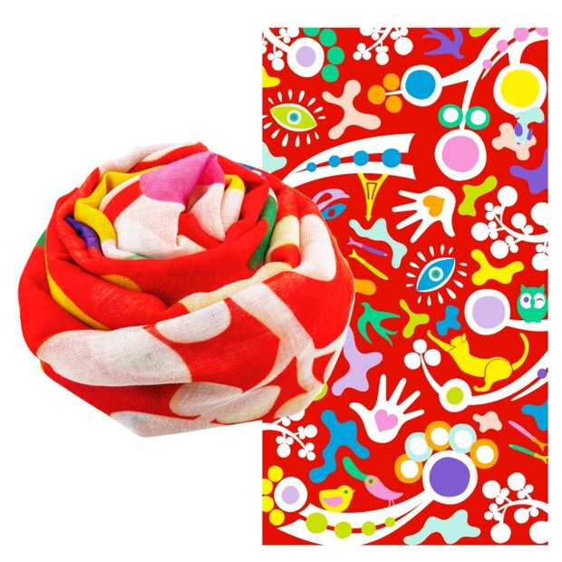 Scarf- balade - sjaal C&eacute;lebration