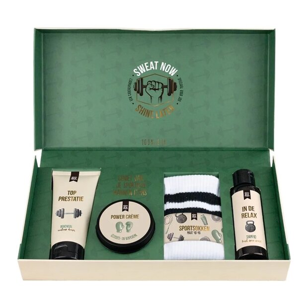 Cadeaupakket - Sweat now Shine later