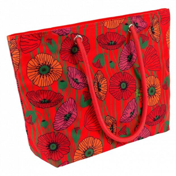 My daily bag Boodschappentas Coquelicots