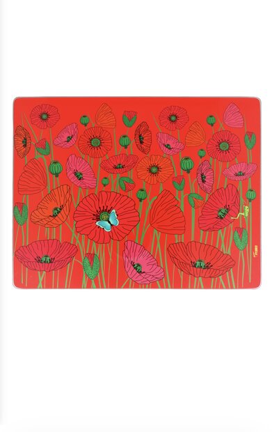 Commy snij/serveerplank Coquelicots