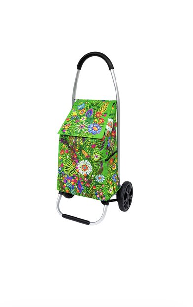  Shopping Trolly-Printemps-Lente. Winkelwagentje.Pylones. Shopper.