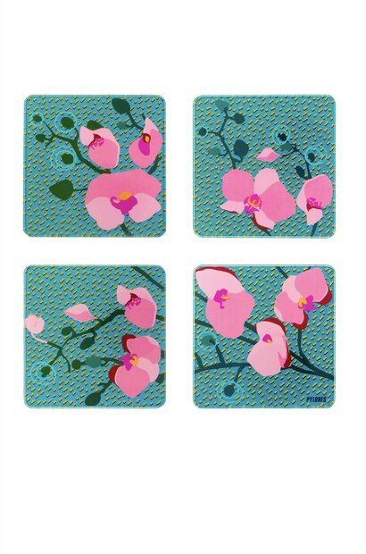 Sous Verres Onderzetters  Orchid Blue 