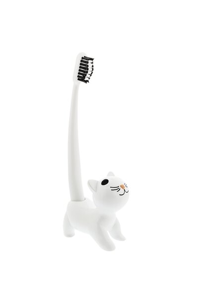 Tandenborstelhouder kat wit Pylones