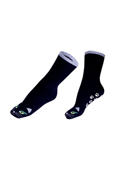  Duchesse Sokken Zwart Kat Pylones 