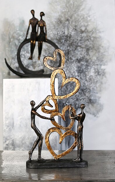 Sculpture "HERZ AUF HERZ" 89269