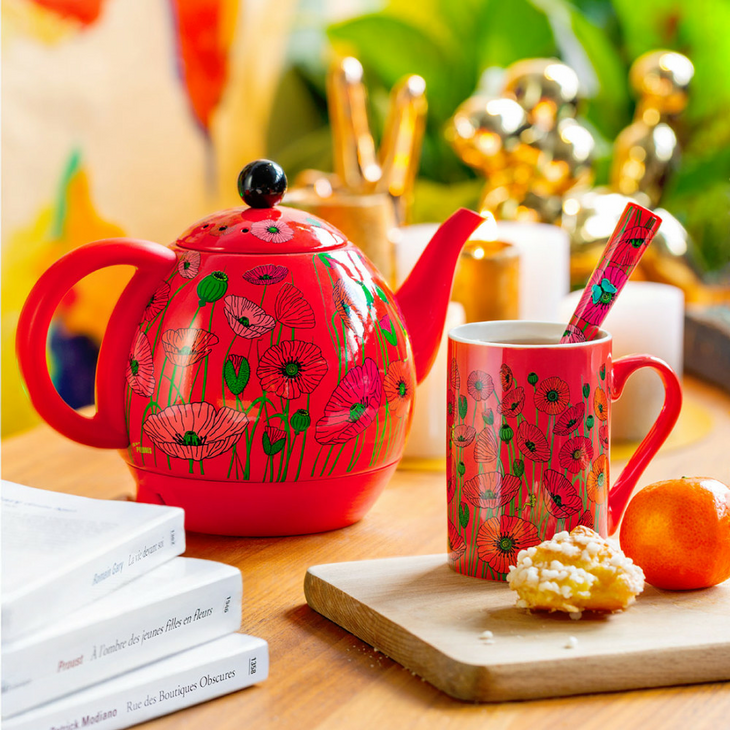 Elektrische waterkoker Byzance Coquelicots