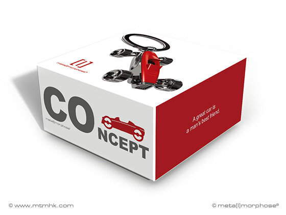 Sleutelhanger Raceauto Rood