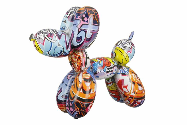 Poly Ballon Hond. Street Art.