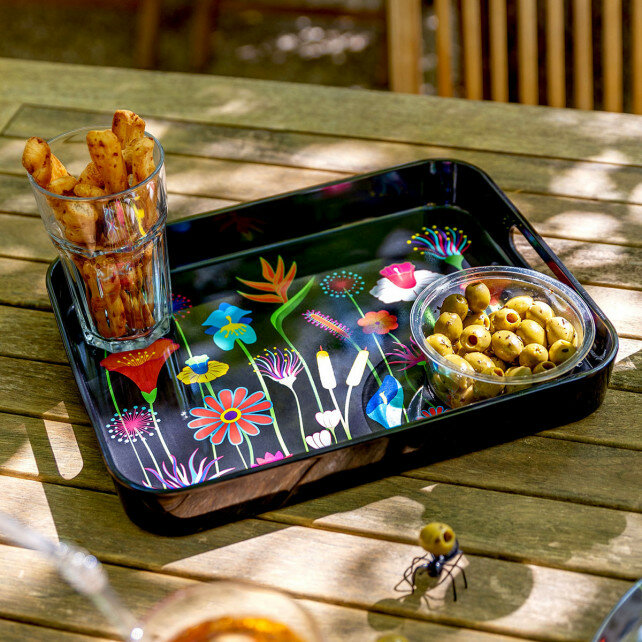 Dienblad Ap&eacute;ritime  Jardin Fleuri