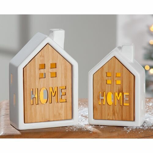 Decoratief Huis met LED "HOME" 