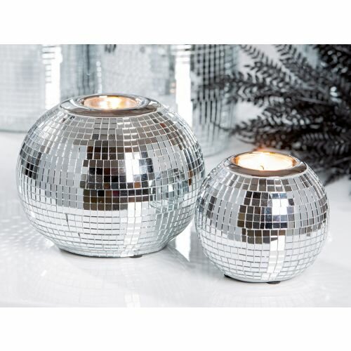 Theelichthouder Bal "DISCO"