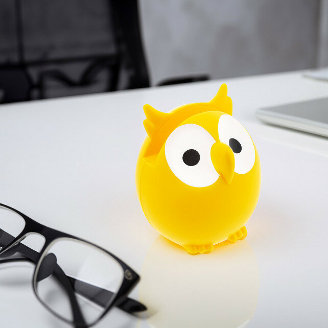 Brillenhouder Uil Geel