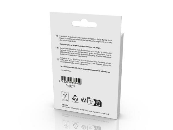 Hoptimist Bagagelabel Hoptimist 10,5 x 8 x 0,7 cm Rood