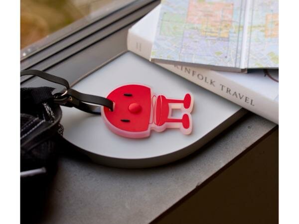 Hoptimist Bagagelabel Hoptimist 10,5 x 8 x 0,7 cm Rood