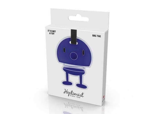 Hoptimist Bagagelabel Hoptimist 10,5 x 8 x 0,7 cm Blauw