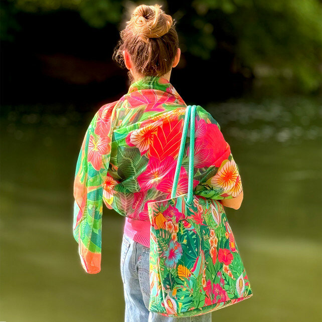 My daily bag Boodschappentas Tropical