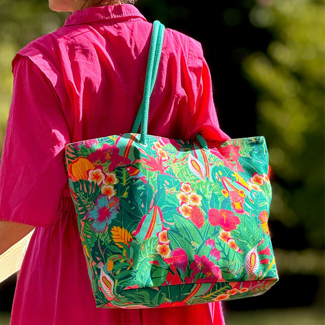 My daily bag Boodschappentas Tropical