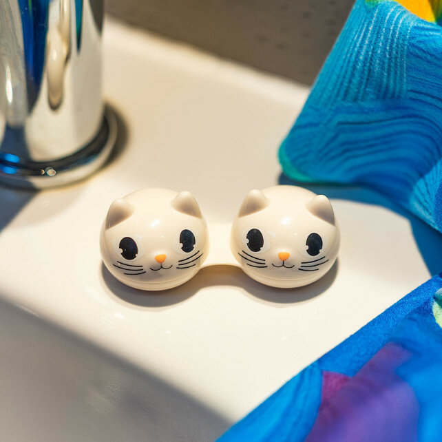 Kattenlensdoos - Matou vu wit