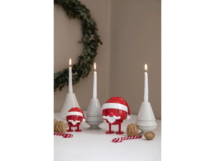 Hoptimist Santa Claus Bumble Hoptimist 9.1 x 8.8 x 10.5 cm M Rood Kerstman