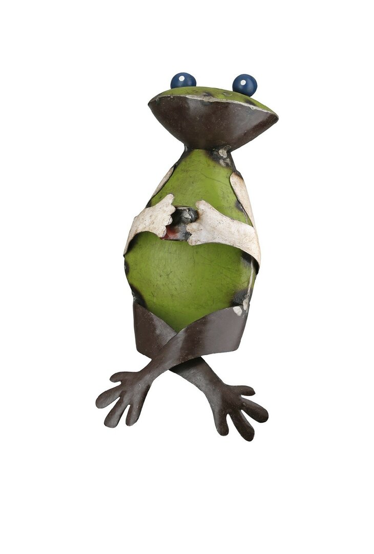 Figuur zittende kikker "LENTE MORGEN" 60253-1