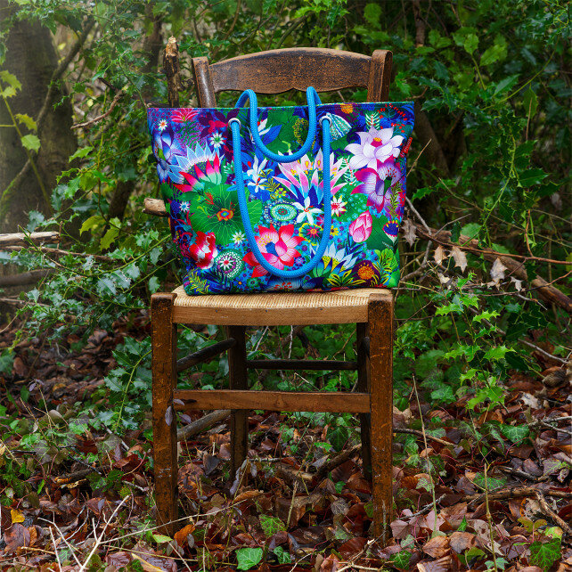 My daily bag Boodschappentas Fleur d'eau