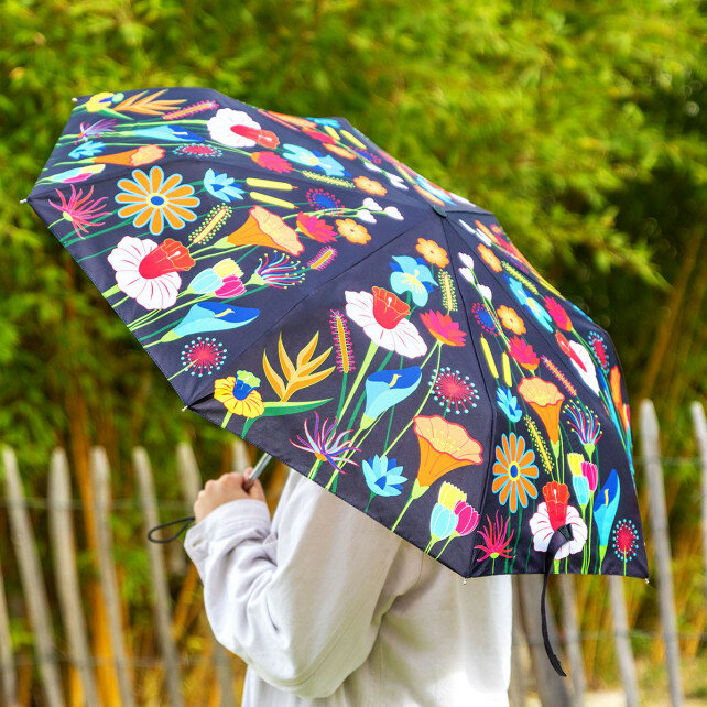 Paraplu Umbrella Jardin Fleuri Pylones