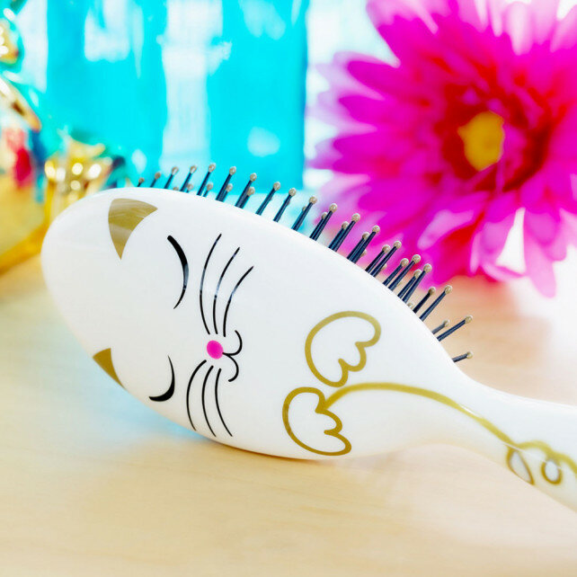 Haarborstel Ladypop White Cat