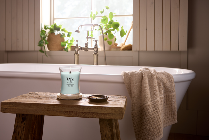Woodwick Sagewood &amp; Seagrass Medium