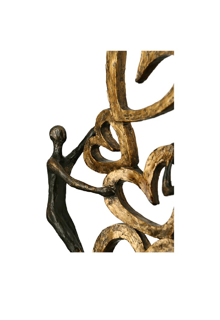 Sculpture "HERZ AUF HERZ" 89269