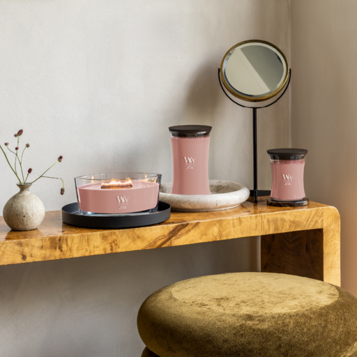 WoodWick geur Rose Blush Medium